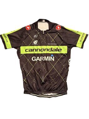 UCI Protour Men's Cannondale Garmin Short Sleeve Cycling Jersey 3xl Check Desc